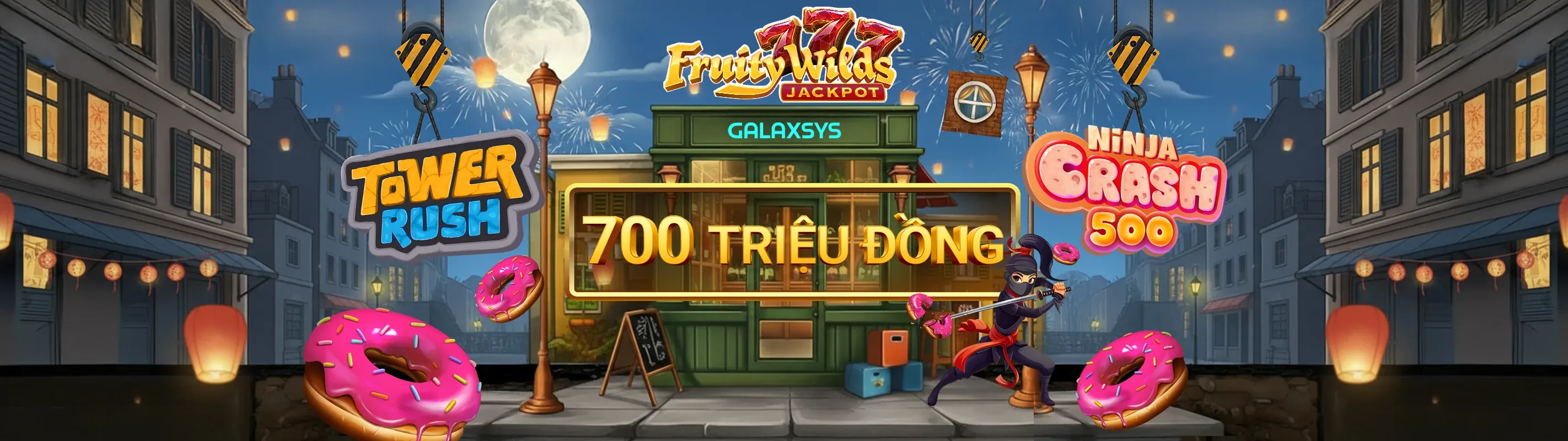 Người phụ nữ vui vẻ chơi máy đánh bạc tại Q68BET Win